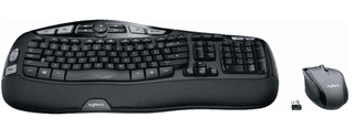 Illustration for article titled Logitech MK570 Comfort Wave Wireless Keyboard and Optical Mouse